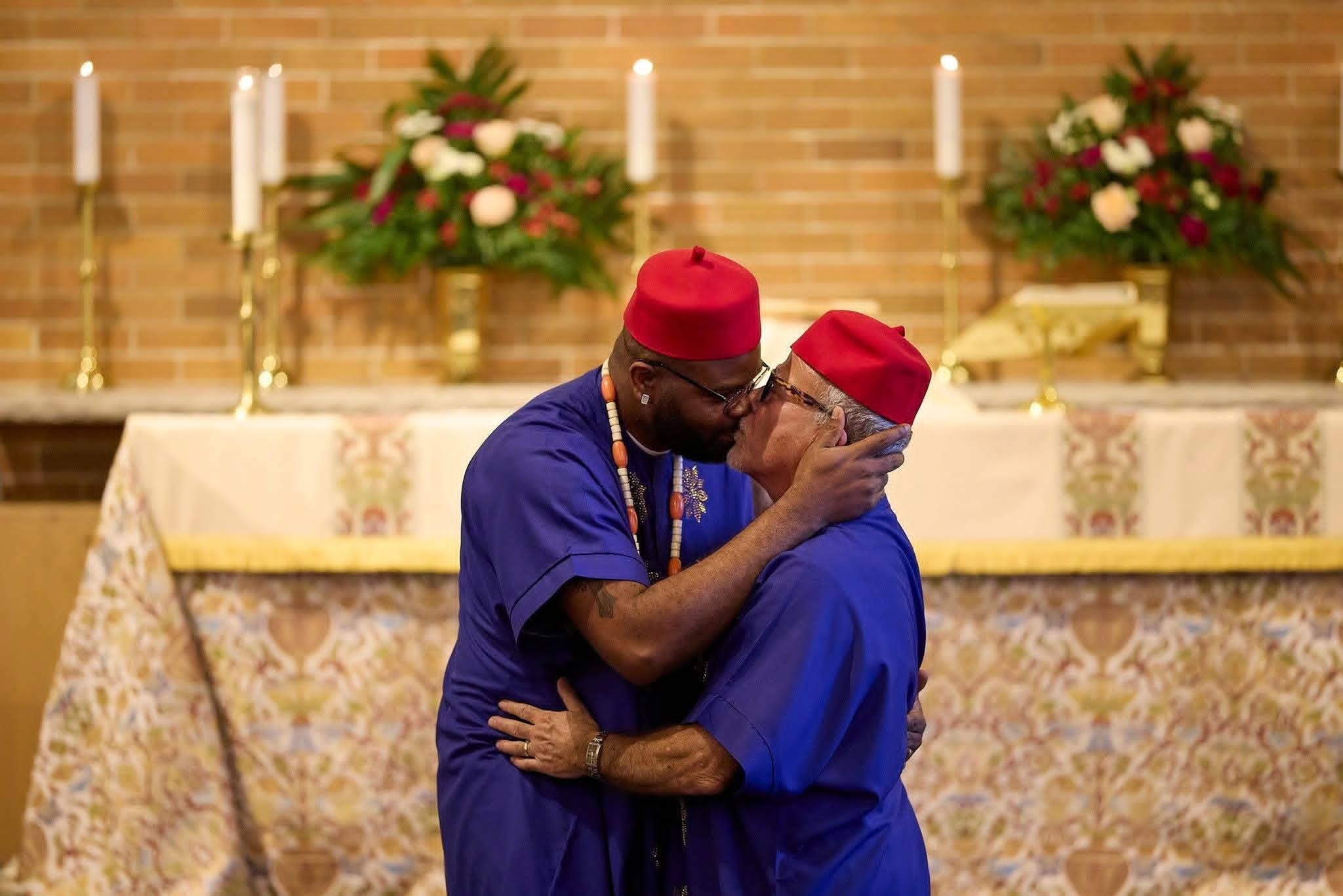 Nigerian Man, INNOCENT NDUBUSI OKECHUKWU Weds American Gay Man as ‘Wife’ in Chicago Church